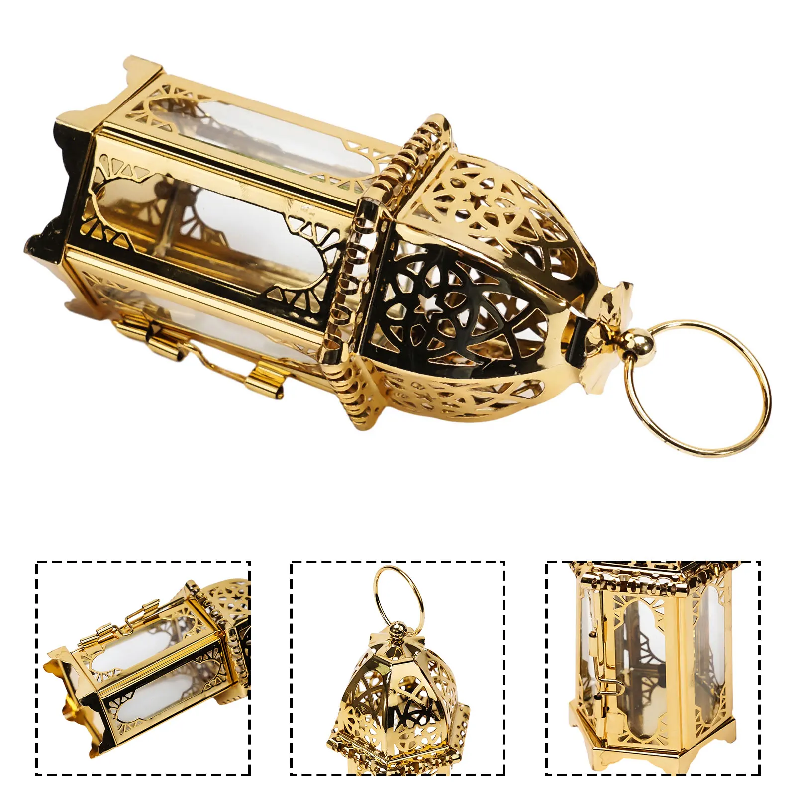 Индийский марокканский большой железный тонкий высокий держатель для освещения