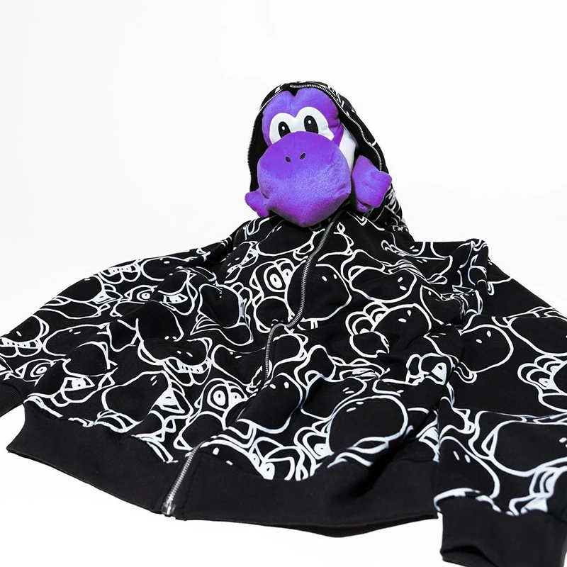 Толстовка Y2K мужская с капюшоном худи на молнии длинным рукавом принтом Goth Heart Star