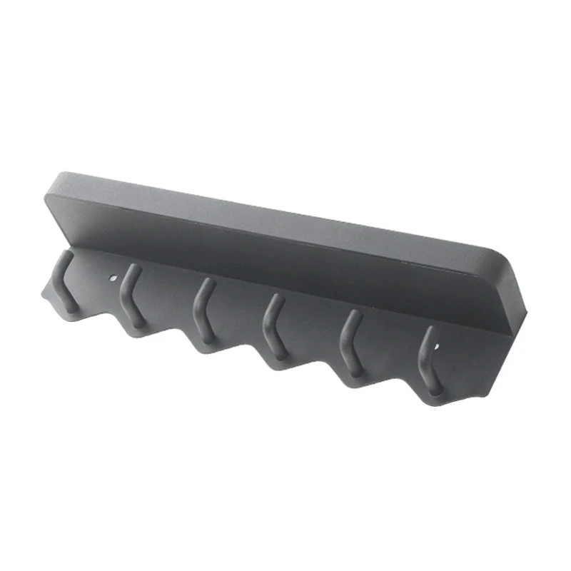 

Multifunctional Storage Tray Metal Shampoo Holder Kitchen Shelves Bathroom Organizer Rack with Hooks Towel Holder
