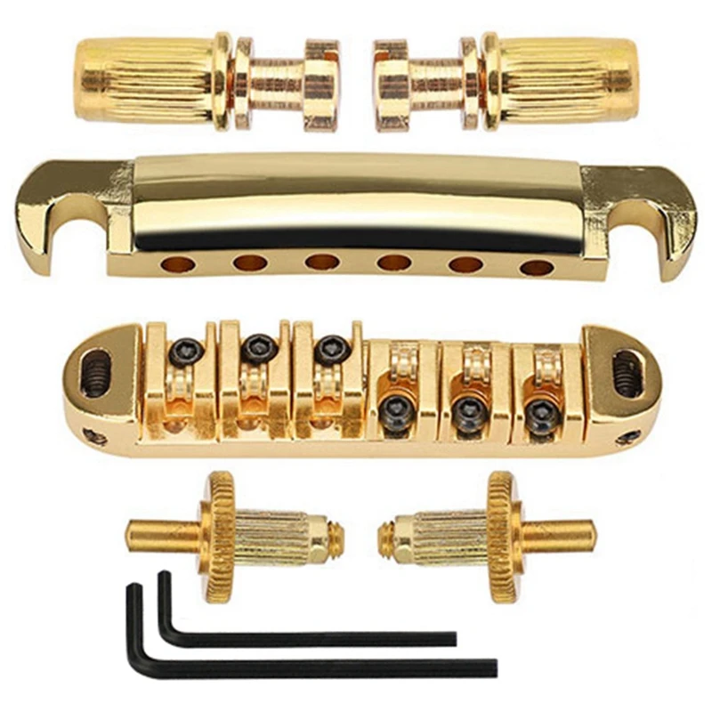 

1 комплект из 6-струнной электрогитары Tune-O-Matic Bridge и Tailpiece С стойками для электрогитары Les Paul SG LP