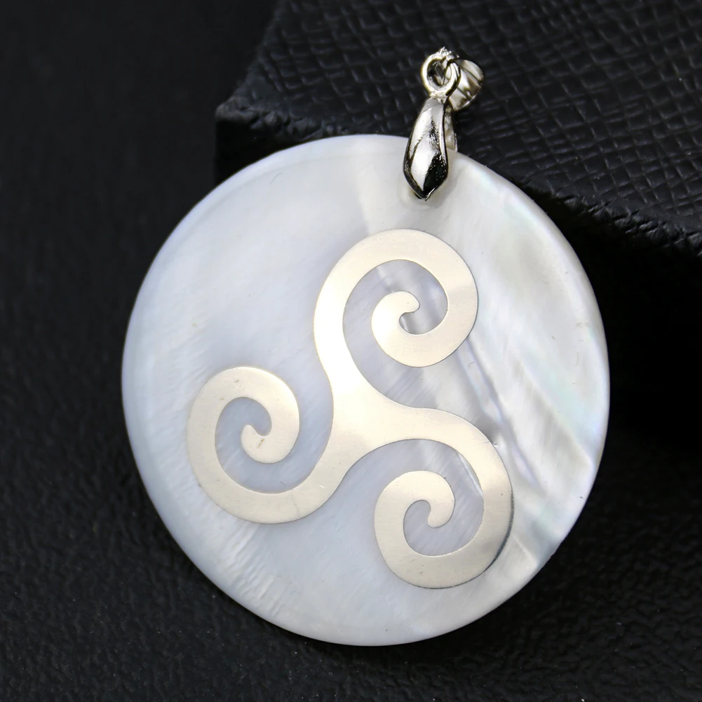 Натуральные круглые подвески в виде ракушек дерева цветка украшения сделай сам