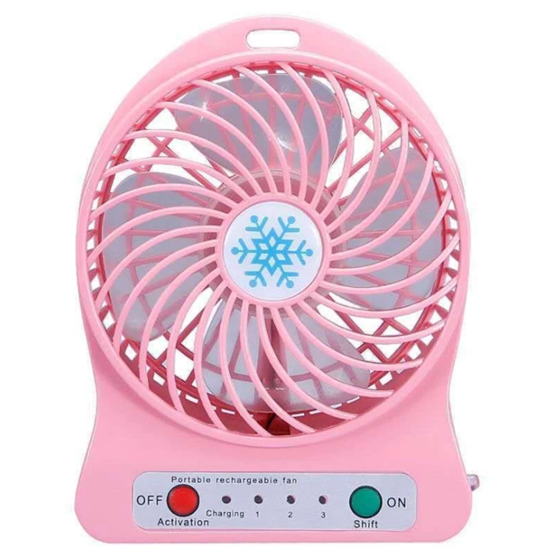 

Портативный Перезаряжаемый мини-вентилятор, воздушный кулер, настольный мини-вентилятор с USB-разъемом, перезаряжаемые ручные вентиляторы розового цвета