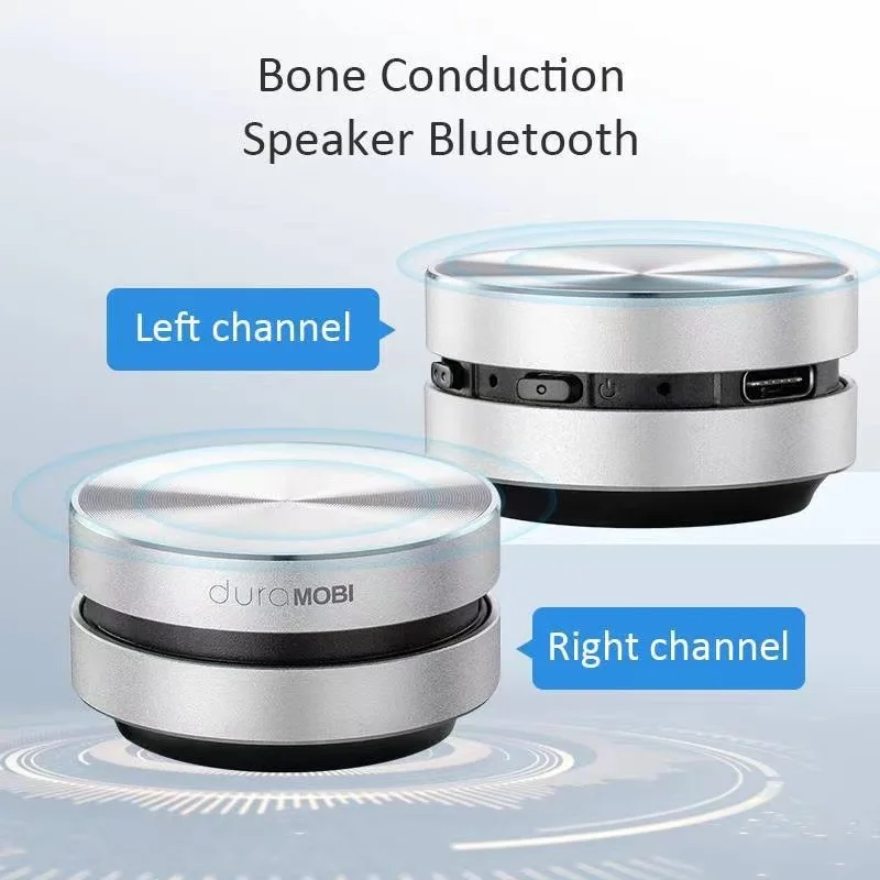 

Hot Sale Bone Conduction Speaker Mini Bluetooth Speaker Dual Sound Channels Audio Box Hummingbird Deep Bass Portable Speaker