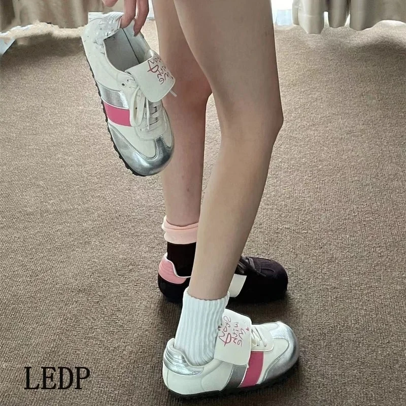 Туфли LEDP с буффами Мэри Джейн немецкие тренировочные туфли на шнуровке длинным