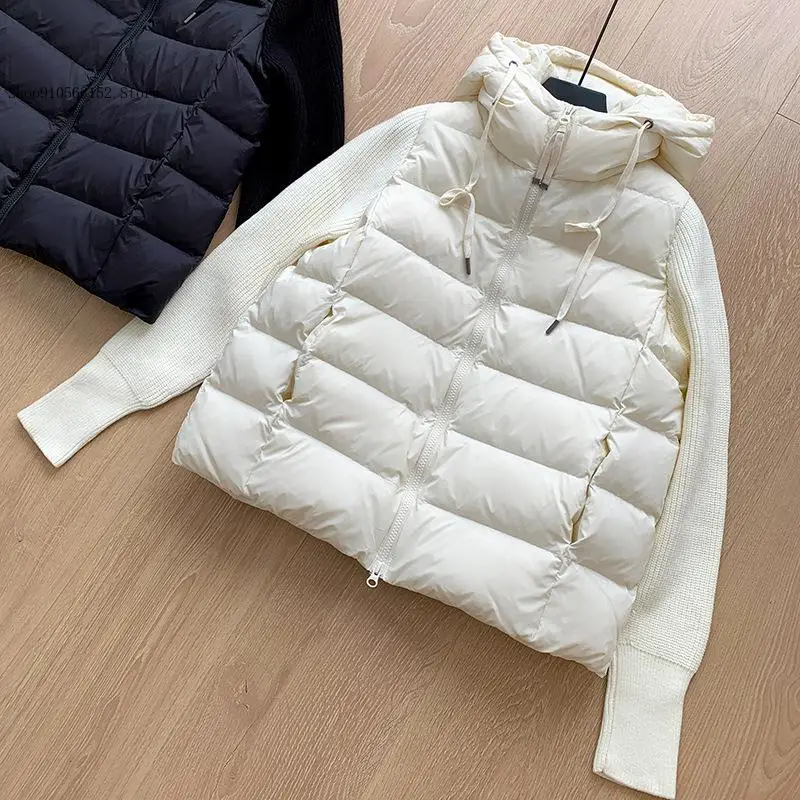 Весенне-осенне-зимний повседневный вязаный легкий короткий маленький элитный