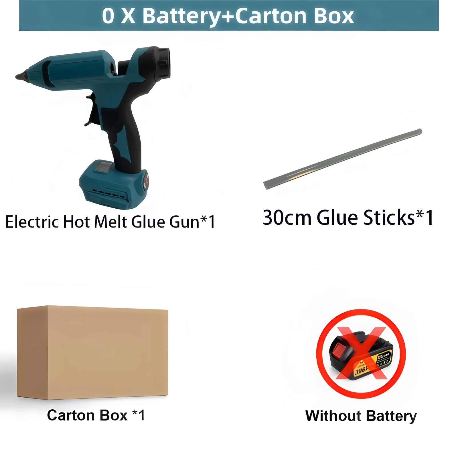 

110 Вт беспроводной электрический термоклеевой пистолет 11 мм художественные ремесла DIY ремонт с цифровой регулировкой температуры для батареи Makita 18 В