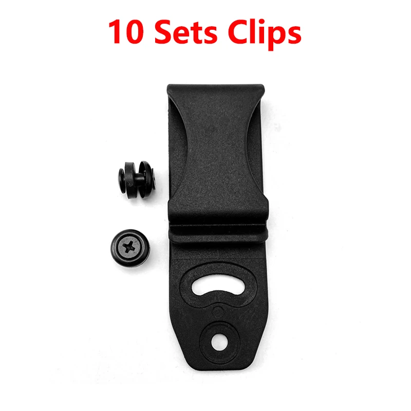 

5/10 Sets K Sheath Kydex Holster Waist Clips knife Scabbard Belt Clamp EDC Tool Cover Case Back Clip DIY Making Accessories Part