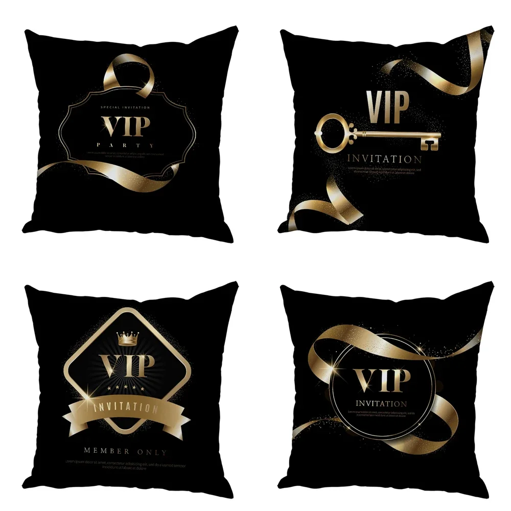 Наволочка для подушки с геометрическим рисунком 45x45 см