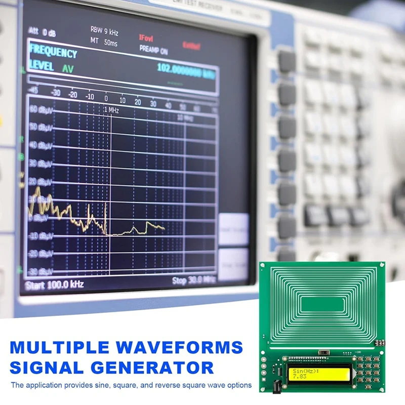 Регулируемый синусоидальный резонансный генератор 0 01 Гц-30000 Гц
