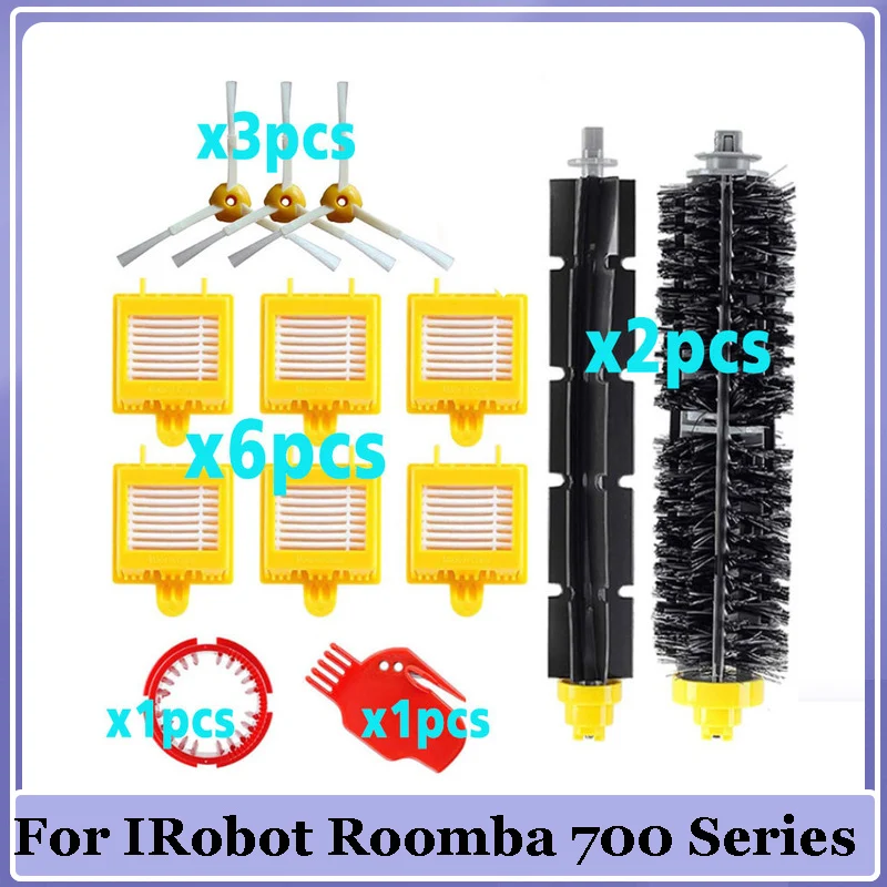 

For IRobot Roomba 700 Series Replacement kit 760 770 772 774 775 776 780 782 785 786 790 Brush roll filters brush Accessories