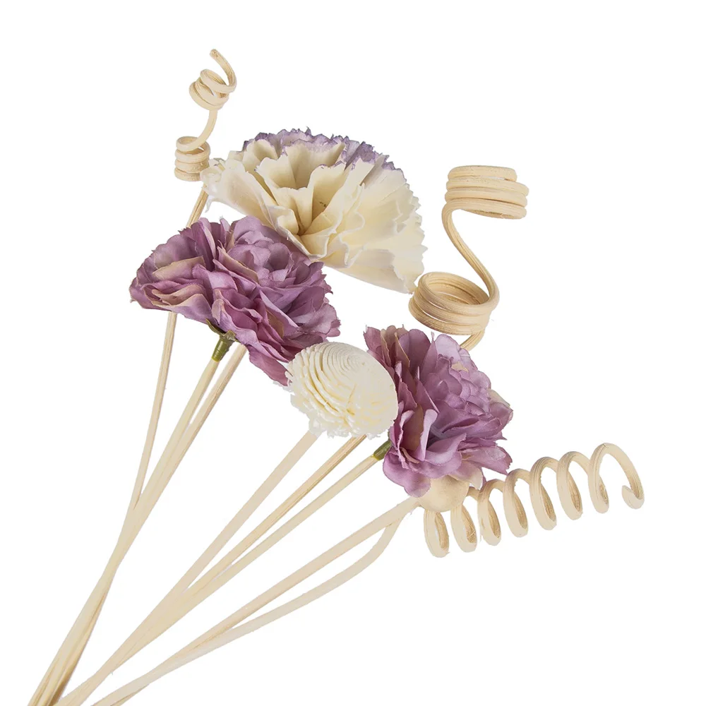 8 шт. пурпурный цветочный диффузор