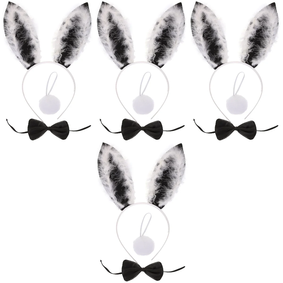 

4 комплекта костюмов зайчиков, аксессуары для зайчиков