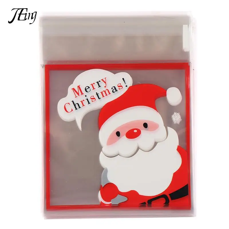 

100 Pcs/bag 12x15cm Cute Cartoon Gifts Bags Cookie Packaging Self-adhesive Plastic Bags For Biscuits Candy Food Cake Package