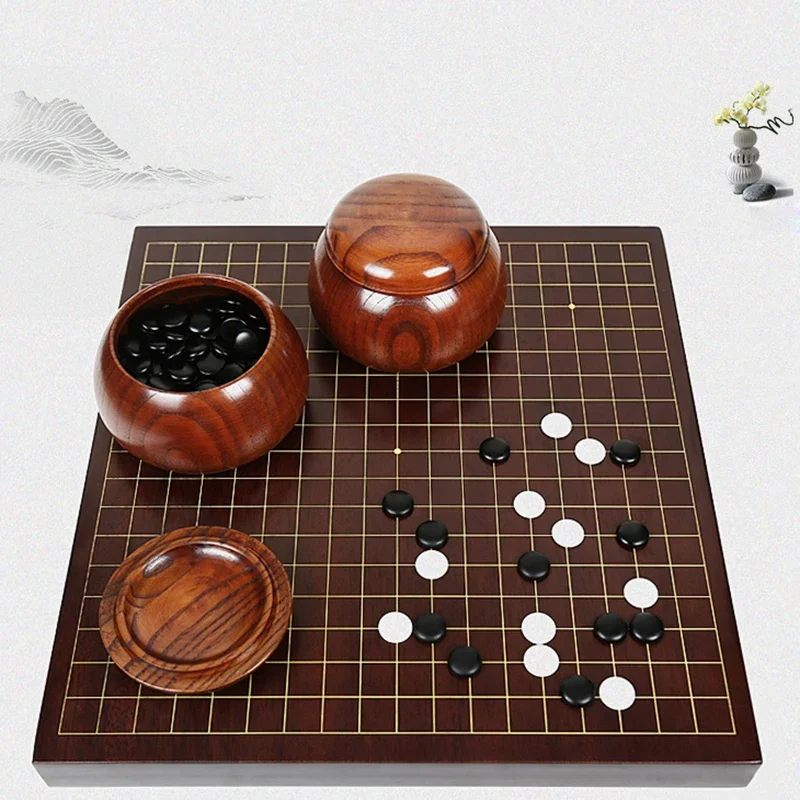 

Professional Checkerboard Go Chess Family Table Game Classic Game Go Chess Wooden Juegos De Mesa Entertainment Recreation