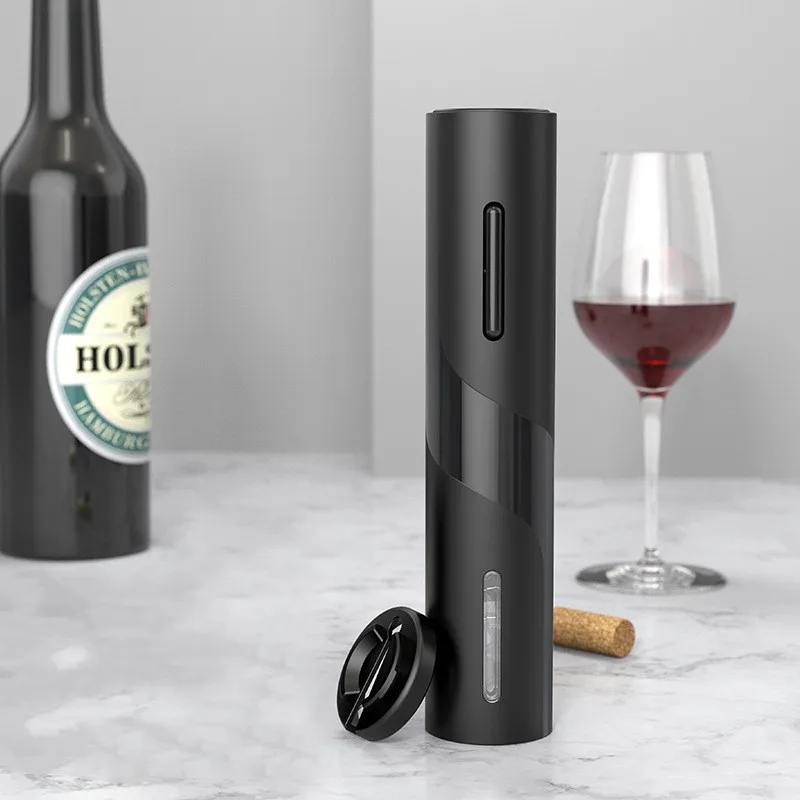 

One-click Automatic Electric Wine Openers Bottle with Foil Cutter Red Wine Corkscrew Jar Opener Kitchen Accessories