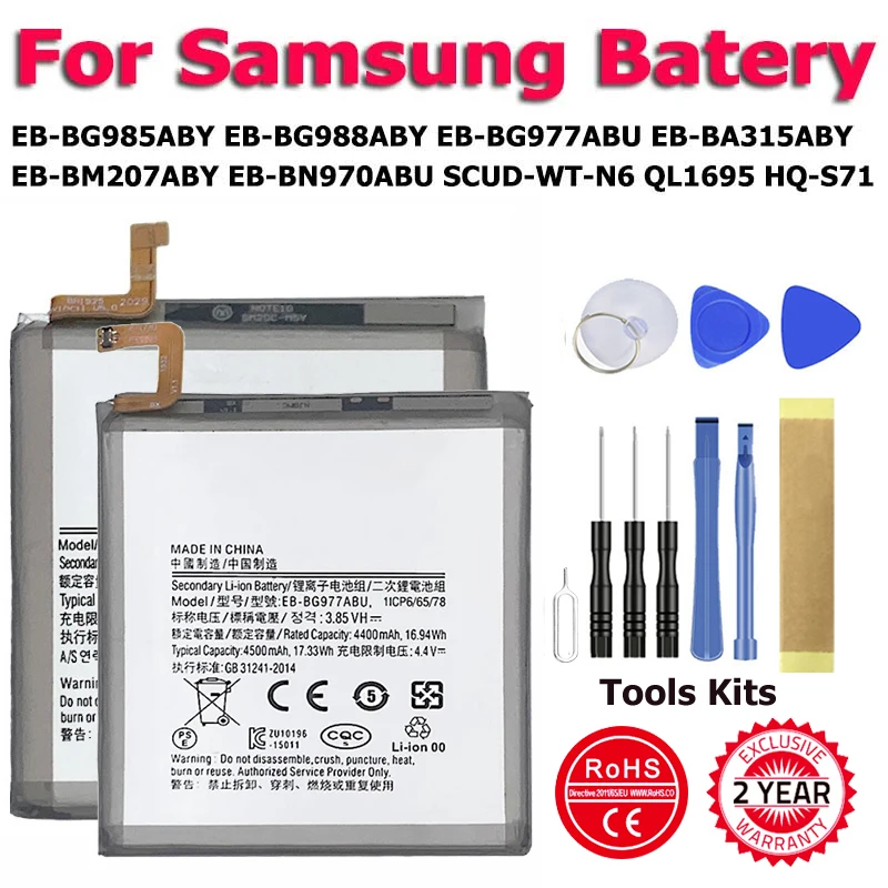 XDOU 2023 Battery For Samsung Galaxy Note 10 NoteX S10 A01 A10S M11 5G S20 S20+ Ultra A31 2020 Edition M30s SM-M3070 SM-A2070