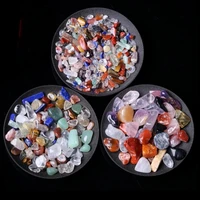 100g lucky stone natural mixed quartz crystal stone rock gravel specimen tank decor natural stones and minerals