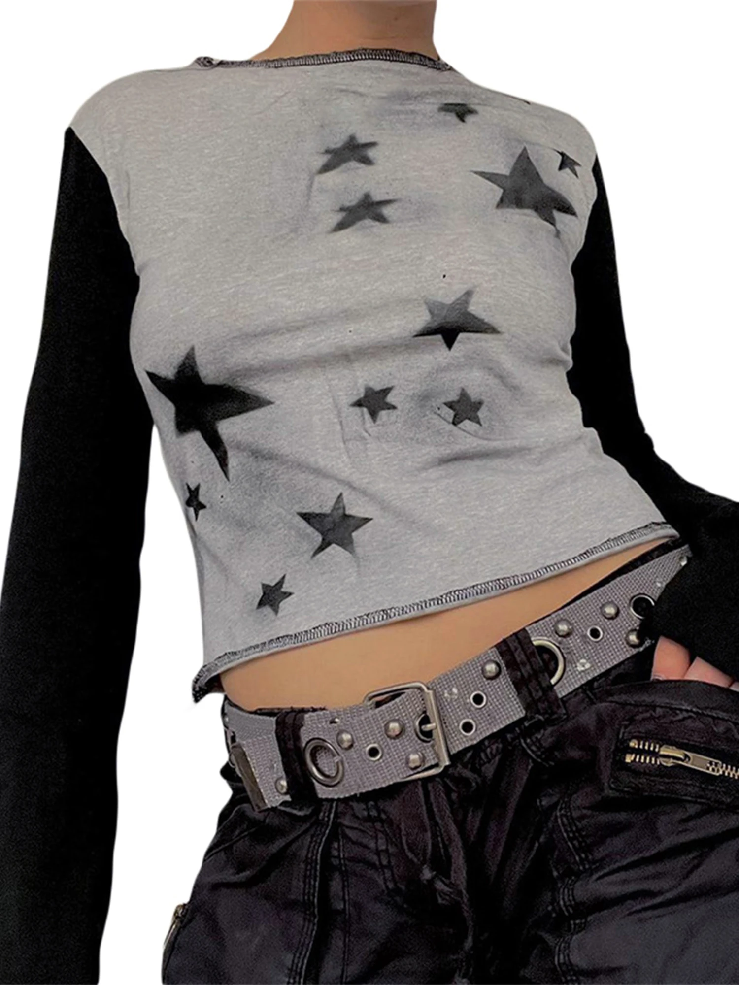 

Women Retro Moon Print Blouse Y2K Oversized Sleeveless Vintage Grunge Tank Tops 2000s Teen Girls Aesthetic Graphic Tee Shirt
