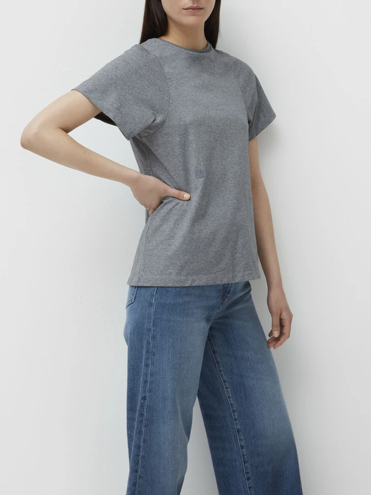 

Women Round-neck High Quality Basic T-shirt 2023 Summer Top