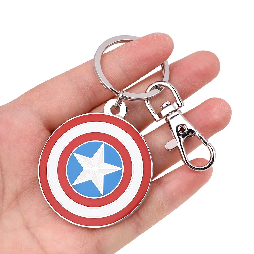 Крутой брелок в стиле аниме мстители Железный человек Капитан Америка детская