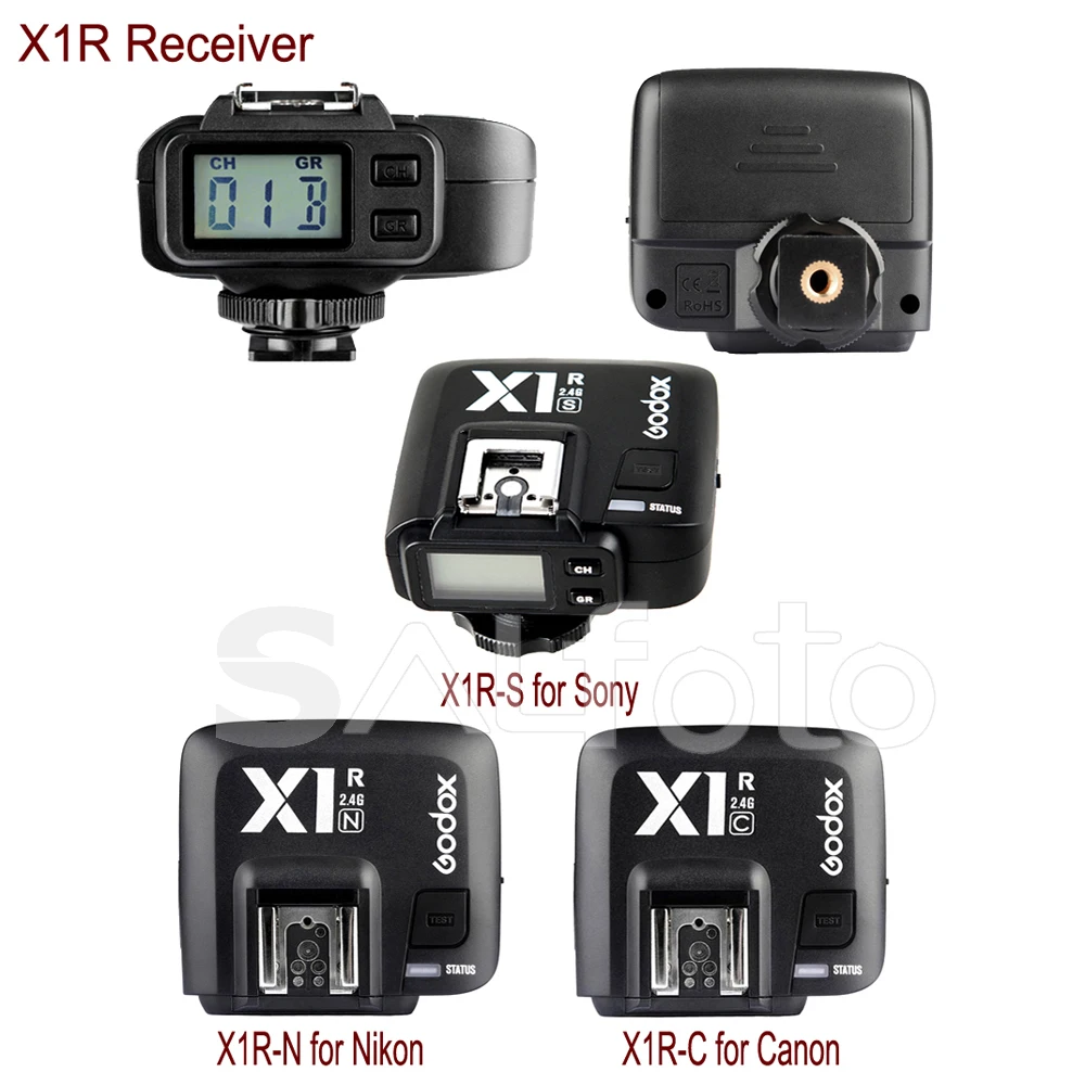 Godox X2T-C X2T-N X2T-S 2 4G TTL беспроводной триггер вспышки HSS передатчик X1R-C/N/S приемник для