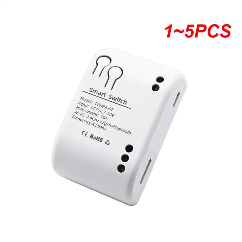

1~5PCS Tuya Smart Wifi Motor Switch Module 4CH DC 5V 12V 32V RF433 Receiver Remote Control Inching Relay for Alexa Home
