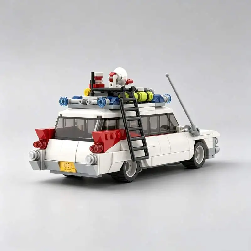 Фото Конструктор MOC «Скорая помощь: Сверхъестественная машина реагирования» (412 деталей), архитектурная модель, развивающая игрушка для сборки, коллекционный подарок №4