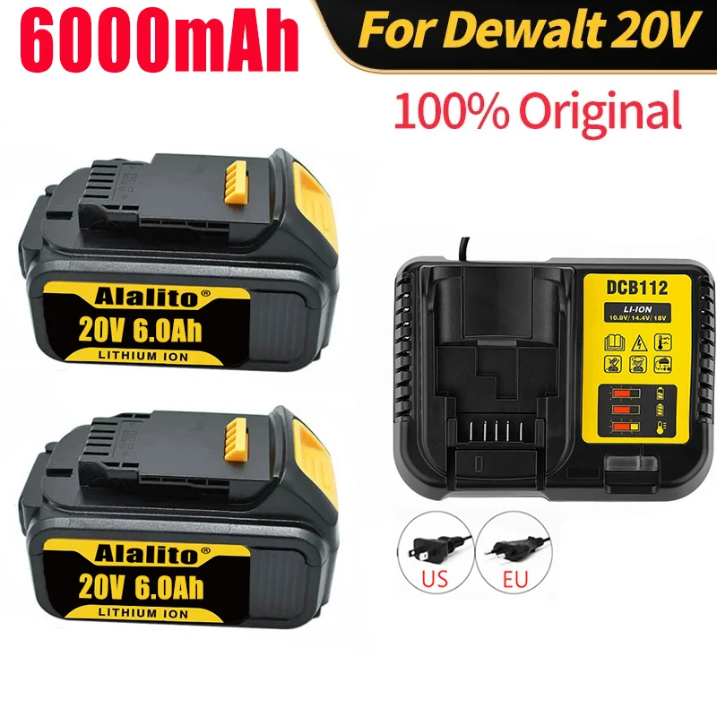 

Сменный литий-ионный аккумулятор для DeWalt MAX power tool, 20 в, 6000 мАч