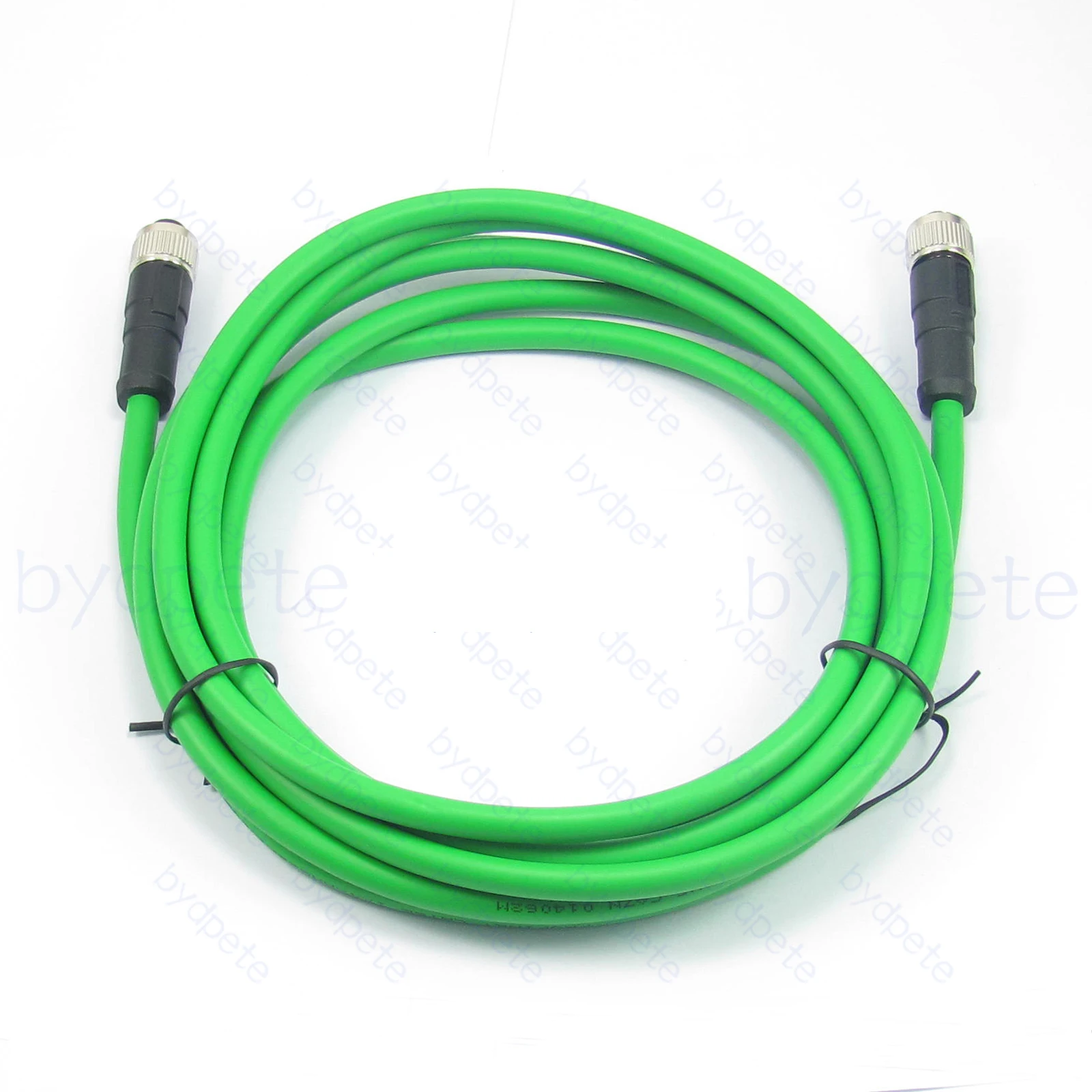 Купи M12 Female 4-Pin D-Coded Cable Profinet Shielded 22AWG Wire 30V 4A Fluke Tested за 958 рублей в магазине AliExpress