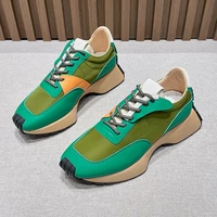 designer green gump shoes women chunky platform daddy shoes womens sneakers 2022 breathable fitness running casual sports shoes