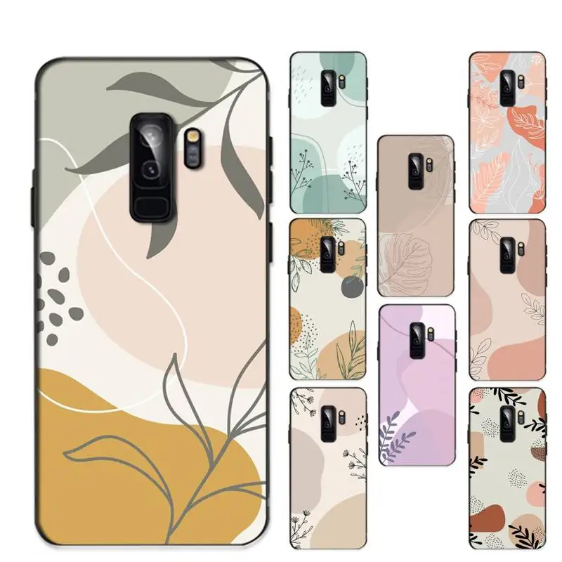 

YNDFCNB Geometric Abstract Phone Case for Samsung S20 lite S21 S10 S9 plus for Redmi Note8 9pro for Huawei Y6 cover