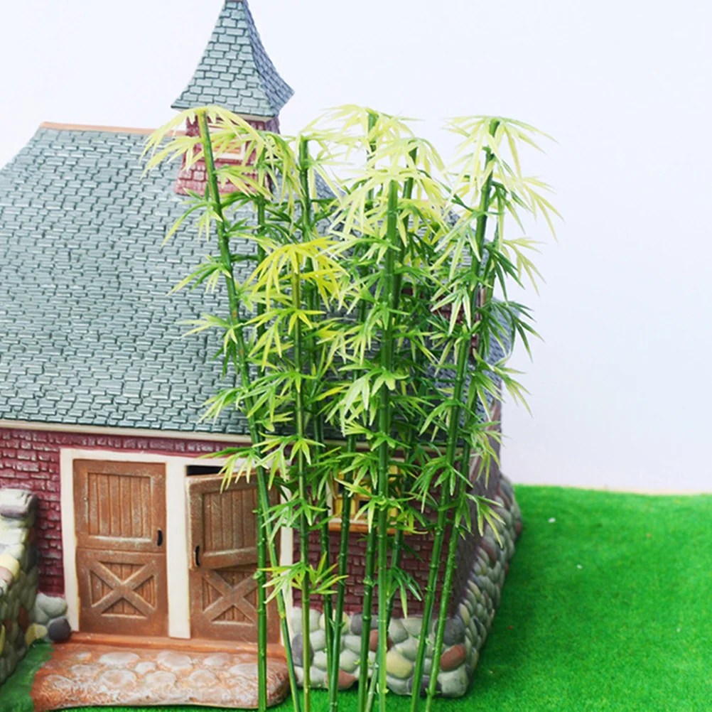 

Faux Bamboo Decor Mini Imitation Cake Decorating Miniature Artificial Adornment