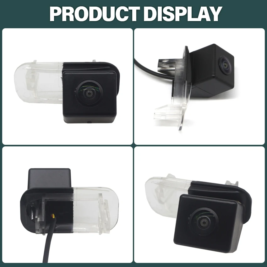 140 ° Водонепроницаемая автомобильная камера заднего вида 1080P HD CCD для Mercedes Benz A B Class