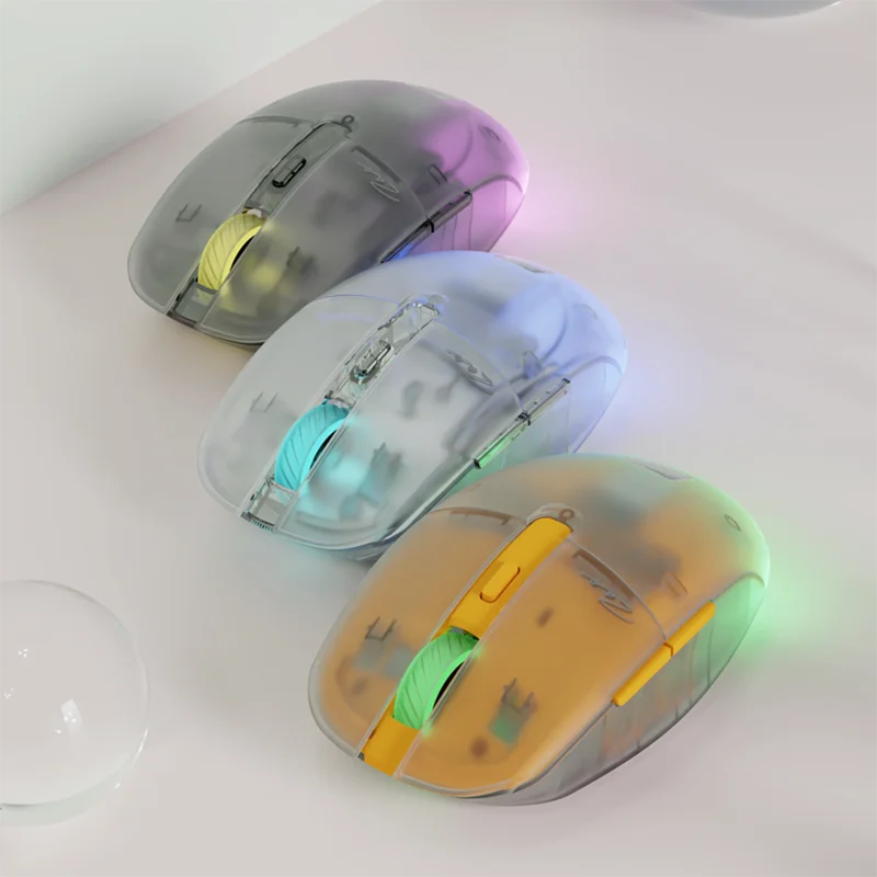 Беспроводная мышь RGB, PAW3395, золотистый колесный кодировщик TTC, Kaihua GM8.0 Черная Мамба Micro Motion, 65g Ultra светильник