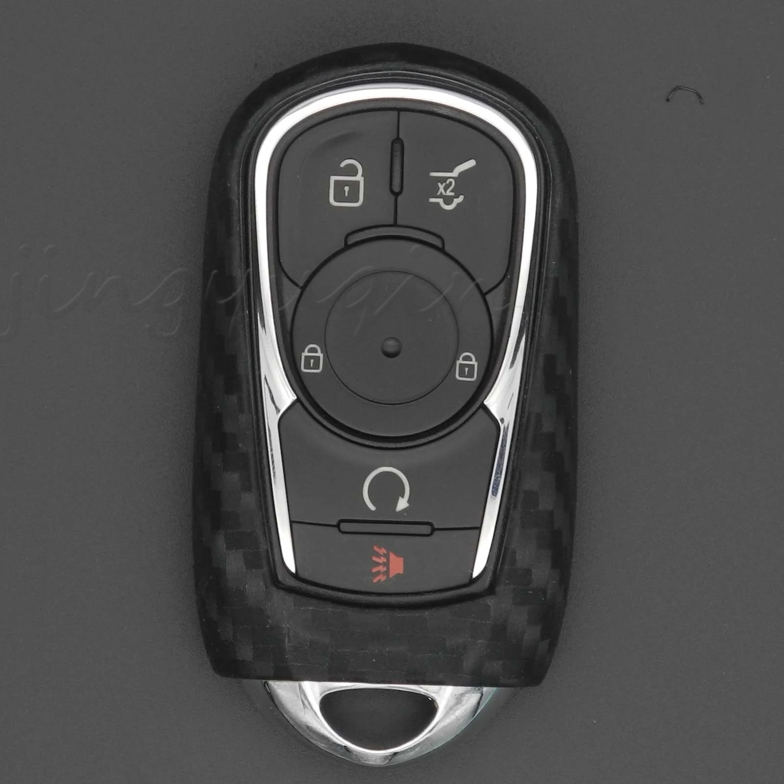 Jingyuqin карбоновое волокно силиконовый Автомобильный Дистанционный брелок Брелок