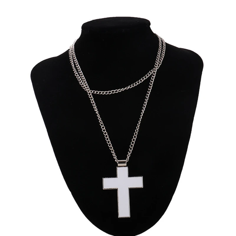 Creative Handmade Craft Accessory Crosses Charms Pendants Jewelry Findings for Making Bracelet Sublimation Blank |
