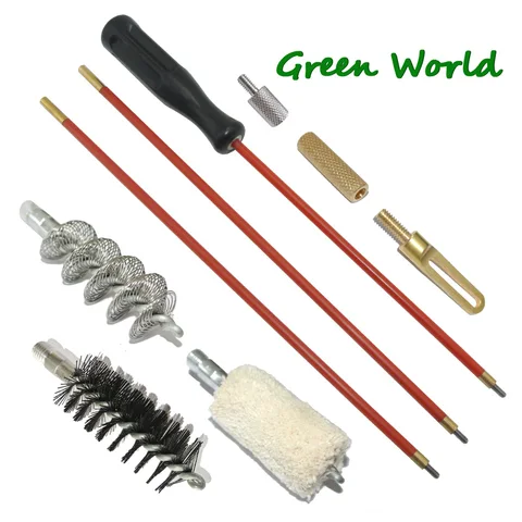 Набор щеток для чистки пистолета Green World, набор для чистки винтовки