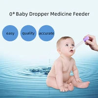 67810 pcs baby dropper medicine feeder child medicine device silicone pipette liquid food dropper infant utensils 5ml
