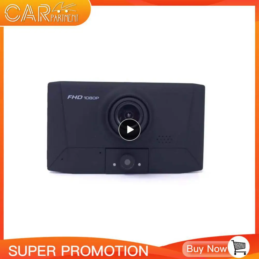 

Автомобильный регистратор 4,0 дюйма, видеорегистратор с тремя объективами, ночное видение, 1080p, видеорегистратор, автомобильные аксессуары