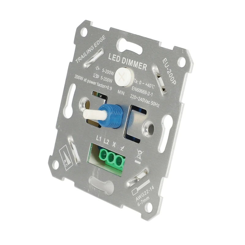 200 Вт Triac диммер в переменного тока Диммируемый светодиодный выключатель света с