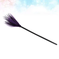 broom witchbroomstick kids cosplay costume props witchesprop miracle party decoration accessories haunted house costumes favor