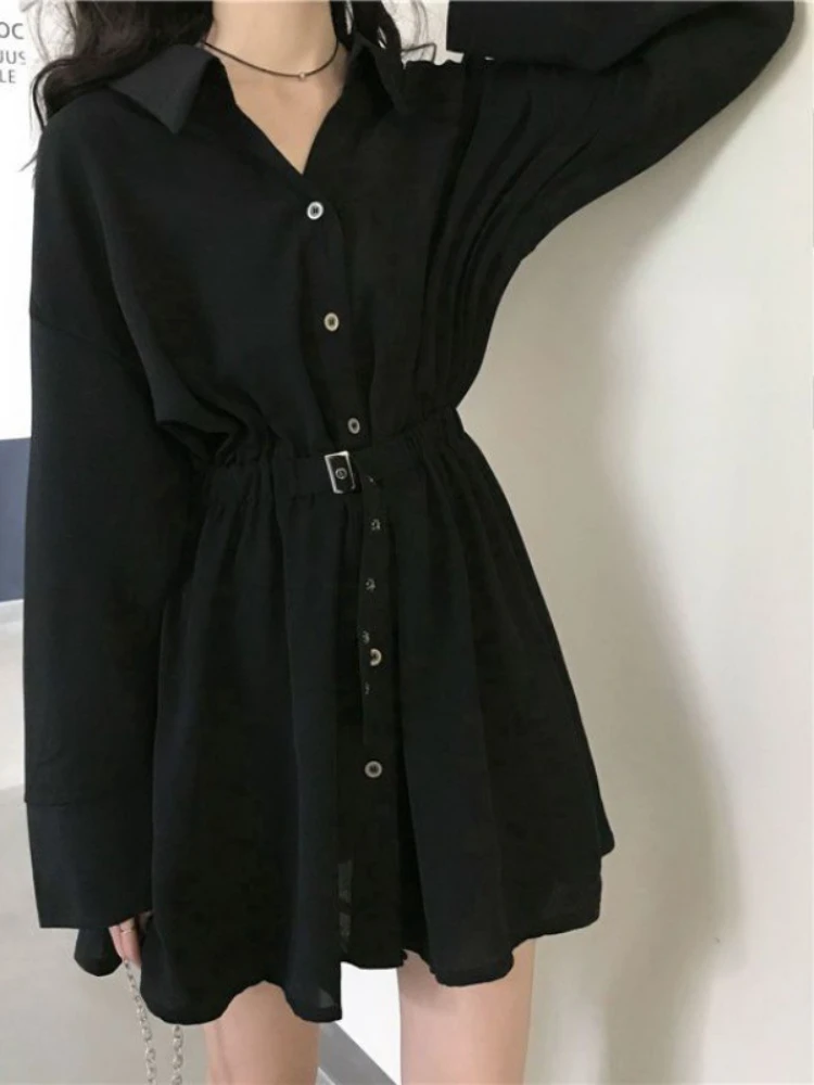 

Elegant and Pretty Women's Dresses 2023 New Autumn Winter Temperament Gentle Robe French Retro Solid Versatile Long Sleeve Top