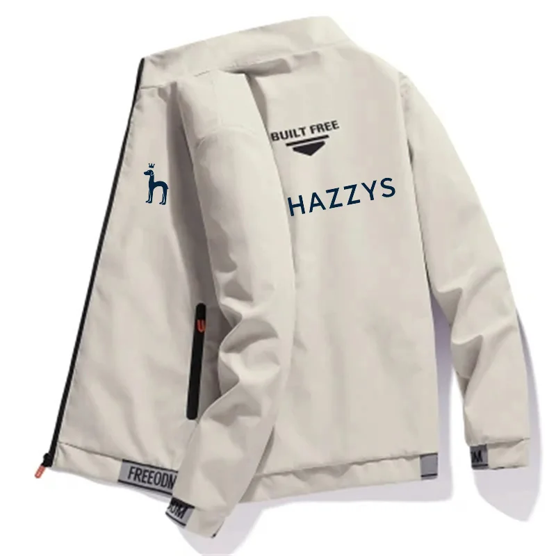 

HAZZYS - Spring and Autumn Men's Colorful Printed Jacket, Men's Adventure Jacket, Outdoor Apparel, Windproof, Brand New, 2023