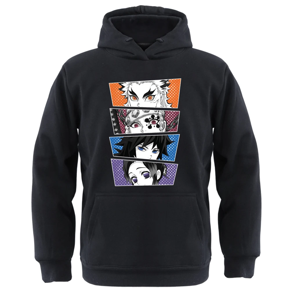 

2023 мужские толстовки с капюшоном, рассекающие демонов, свитшот, японский аниме Tanjirou, манга, киметсу, Модный женский пуловер