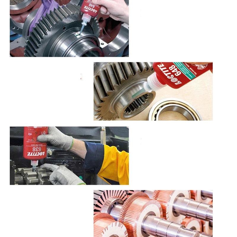 250 мл 50 Loctite 601 высокопрочный удерживающий клей с низкой вязкостью анаэробный