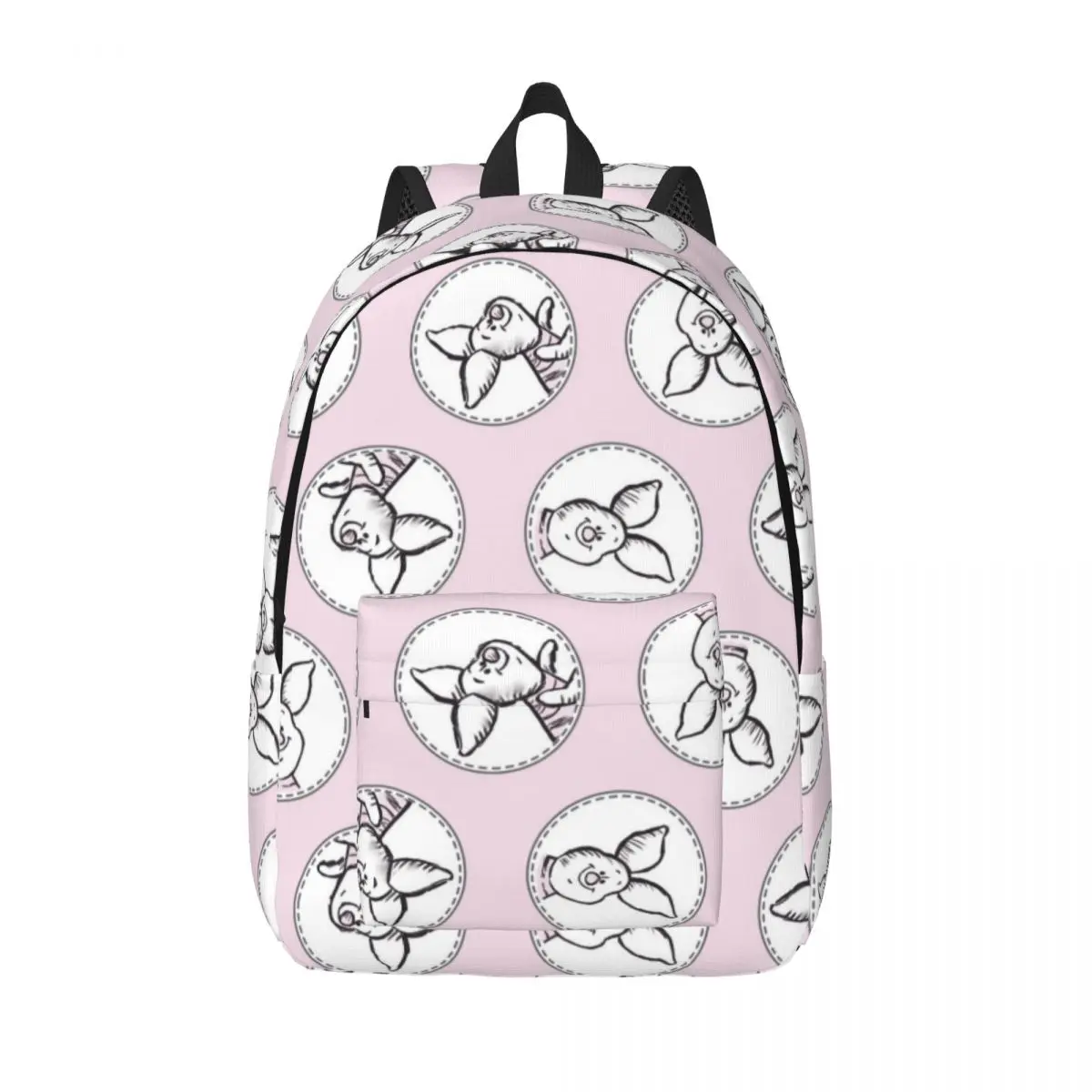 

Disney Winnie The Pooh for Teens Student School Book Bags Pink Piglet Daypack Middle High College with Pocket