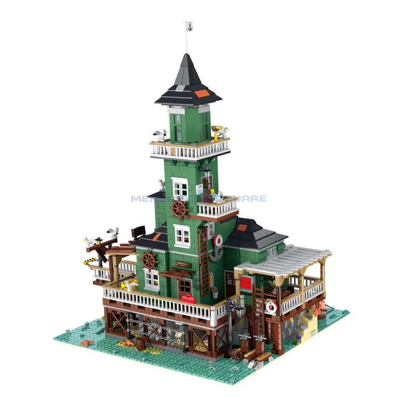 

The Old Fishing House Lighthouse Urge 30105 Expert Idea Building Blocks Bricks Bricks Model Toys