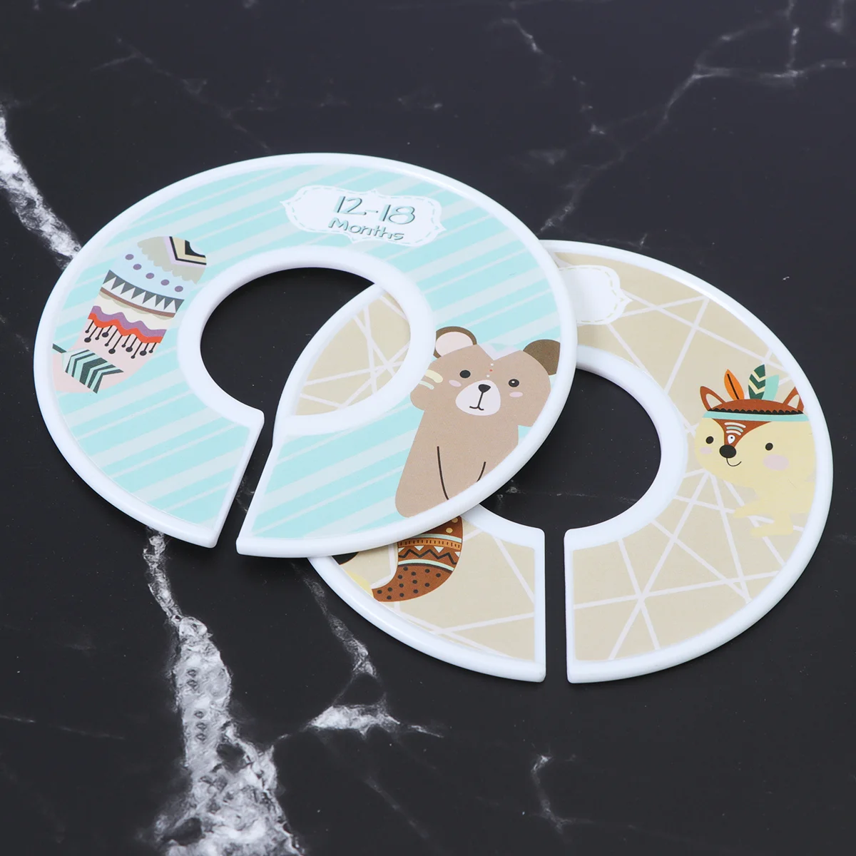 

Size Baby Closet Rings Dividers Clothing Hanger Organizers Dispaly Round Drawers Storage Racks Coat Markers Retail Organization