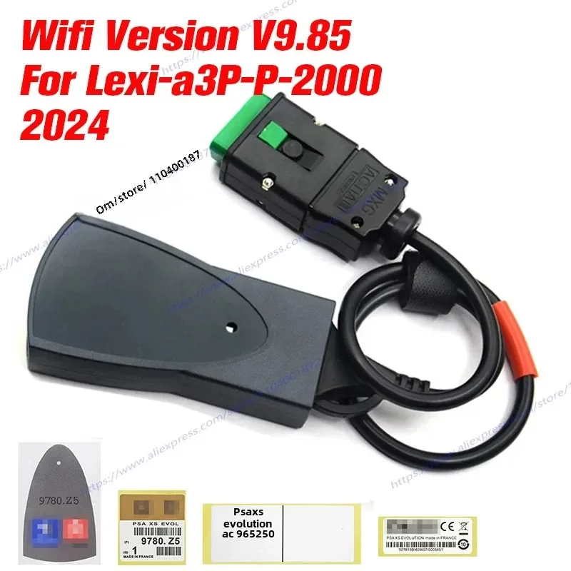 Фото 2025 лучший WIFI для LexiA3 PP2000 DiagboxV9.85, автомобильный инструмент USB, универсальный PSA XS Evolution Professional для Ci-rt/Pouge LeXIA-3 FW92 №4