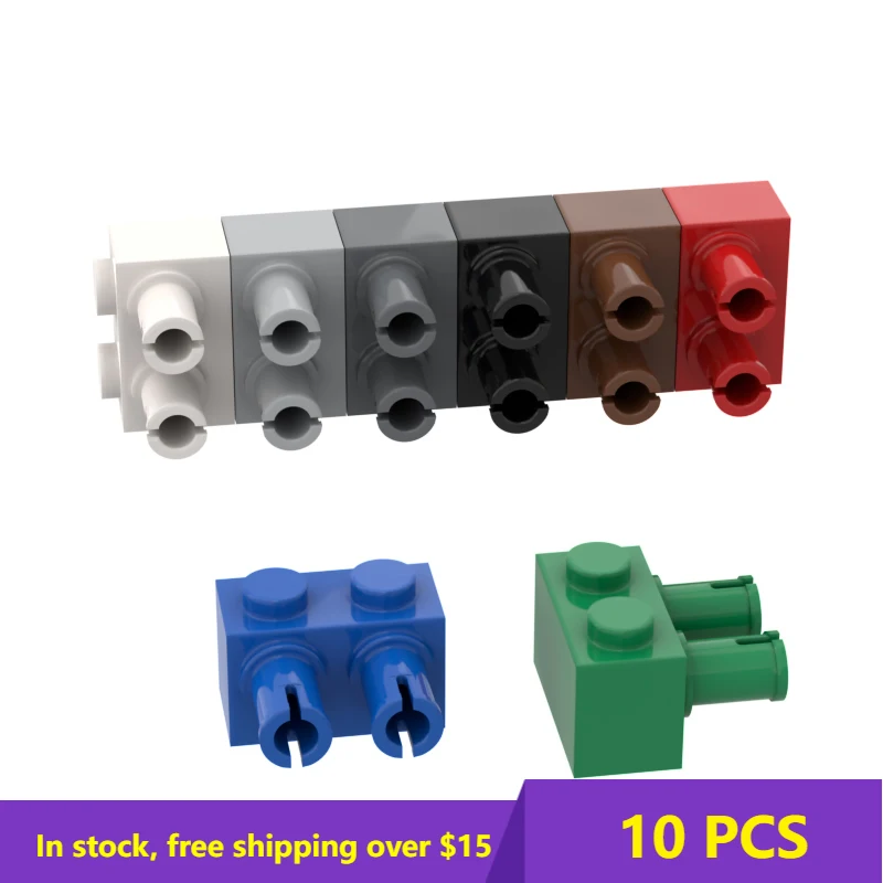 

10PCS MOC Bricks Compatible Assembles Particles 30526 1x2 for Building Blocks Parts DIY Enlighten Block Bricks High-Tech Toys